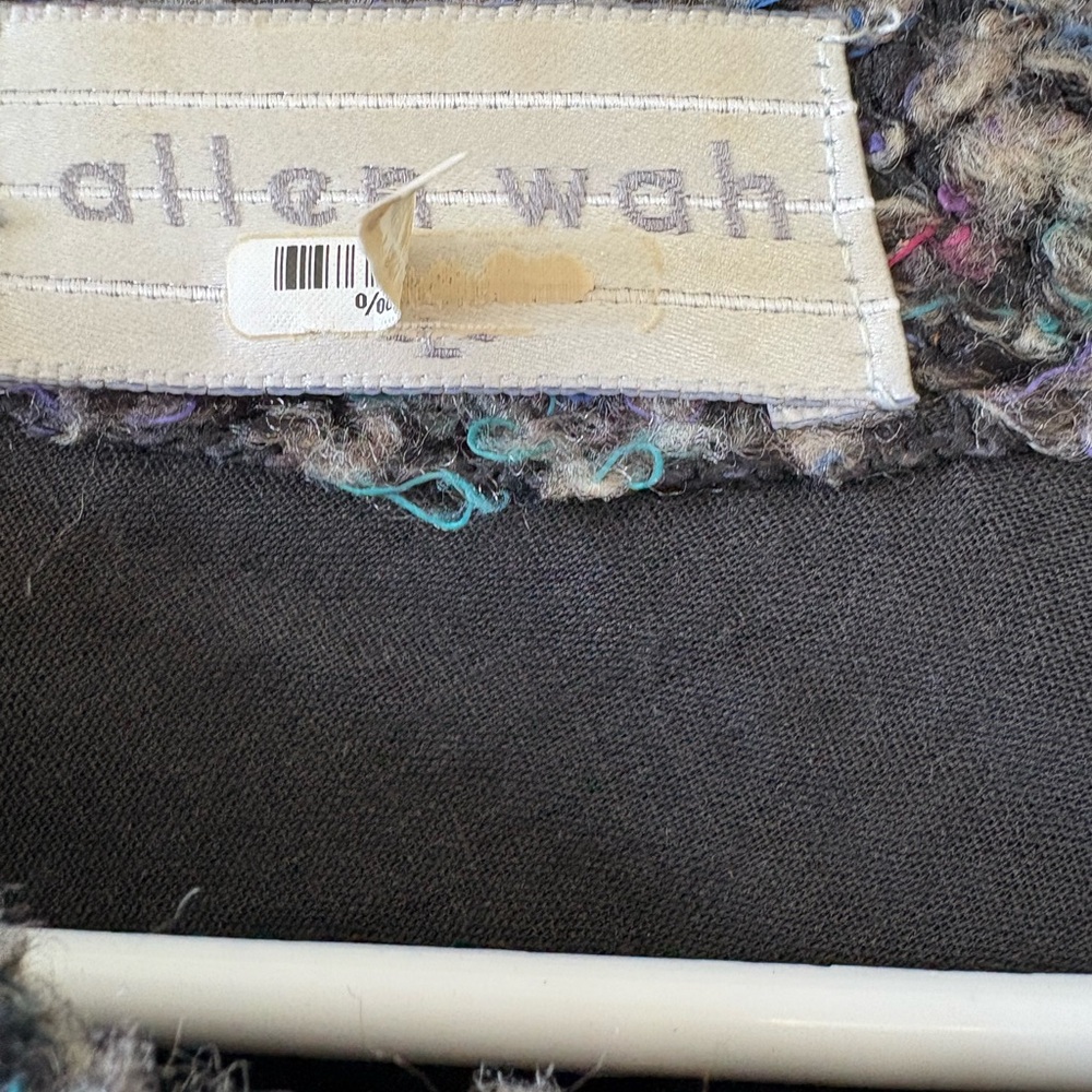 Vintage Allen Wah Lambswool Boxy Oversized Multicolor Textured Sweater Large - Picture 5 of 5